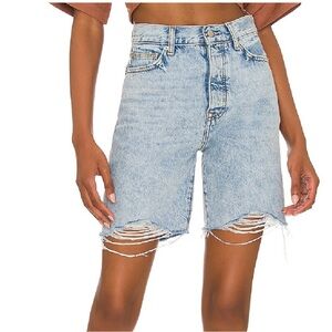 Lovers and Friends Devon High Rise 90's Cut Off Jean Shorts Size 25 NEW!